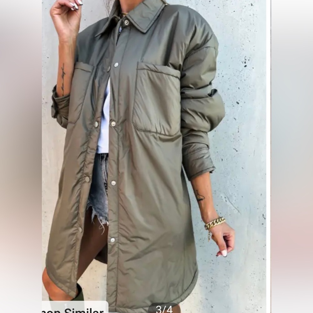 Brand new, never worn, puffer jacket (runs big/fits 12-14)